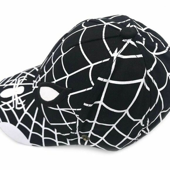 Saliva Protective Spider man Kitty Baseball Cap Kid Detachable Face Shield Hat - Picture 4 of 4